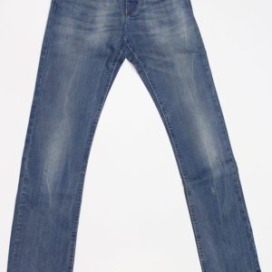 Jeans pantalone uomo Meltin POT MANUEL D1021UK441 blu denim elasticizzato, tg 28 (42) chiusura bottoni
