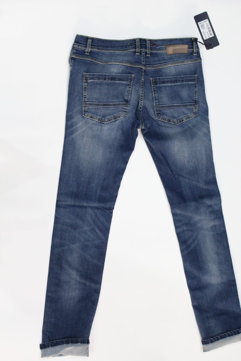 Fifty Four Jeans uomo Haiti J895 tg 34/48 blu denim stone washed - immagine 4