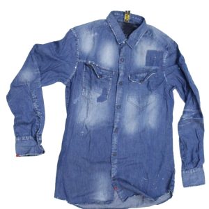 Displaj camicia uomo Mod Park 2407 tg M Blu Denim