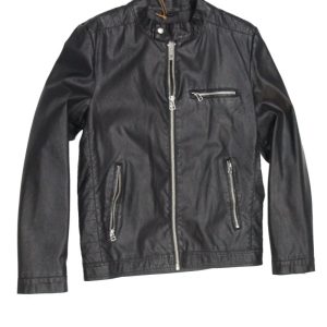 TREZ giubbino uomo ecopelle Nero