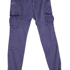 FIFTY FOUR pantalone uomo elasticizzato art Faruk 00 G523 tg 31/45 Blu black scuro