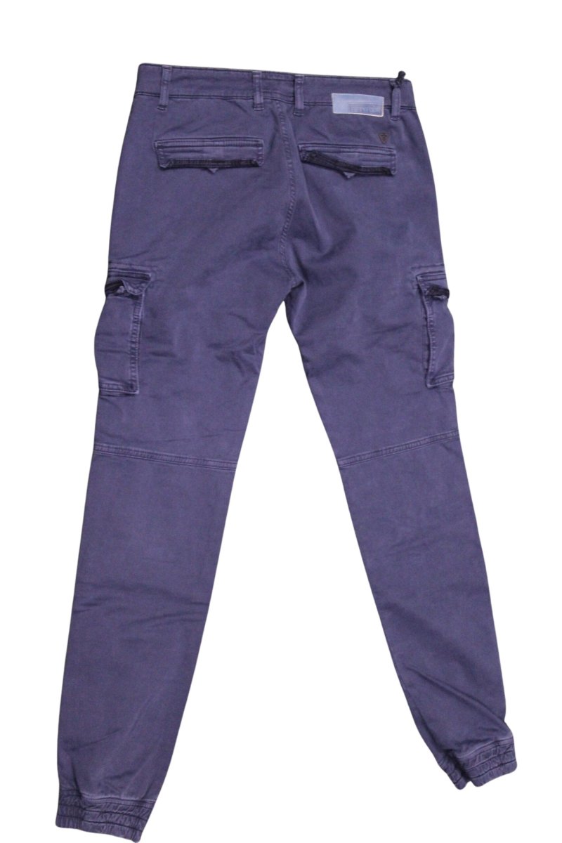 FIFTY FOUR pantalone uomo elasticizzato art Faruk 00 G523 tg 31/45 Blu black scuro - immagine 3