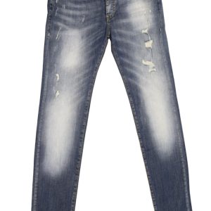 FIFTY FOUR jeans uomo Super Slim con bottoni art Staff 00 J996 tg 33/47 Blu denim