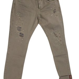 Displaj Jeans uomo vestibilità skinny Mod LONDON 2368 tg 50 Beige