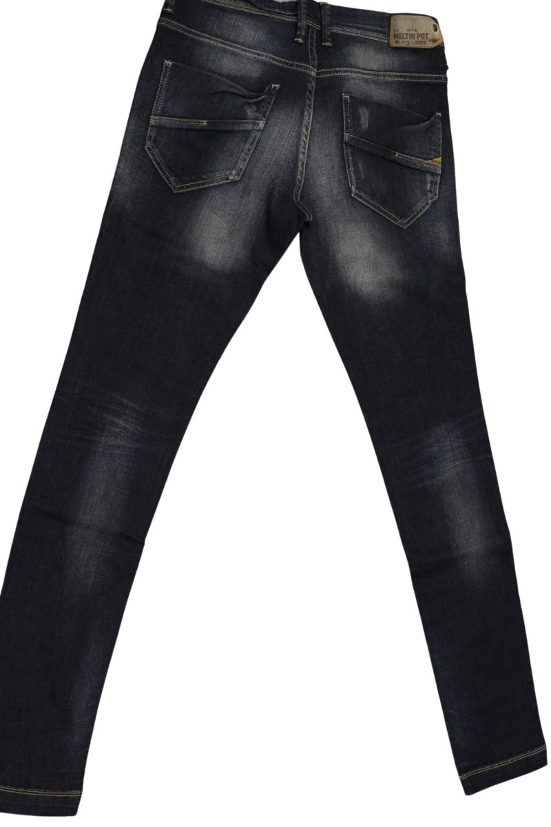 MELTIN POT jeans uomo skinny art MISFITS D1566UB087 tg 38/52 Blu - immagine 3