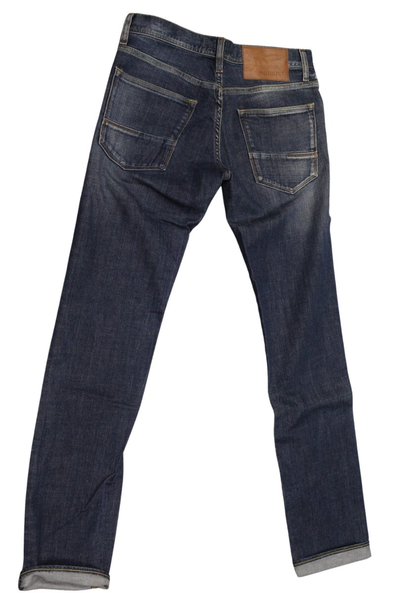 MELTIN POT jeans uomo slim art MANER D1616LT080 tg 30/44 Blu scuro - immagine 3