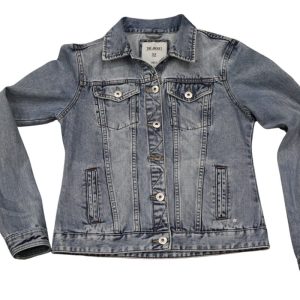 TREZ Giubbotto Jeans donna mod JINNY2-681 Lavato chiaro