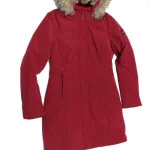 YES ZEE Giubbotto Donna cappuccio staccabile O075-N700 tg XL Rosso