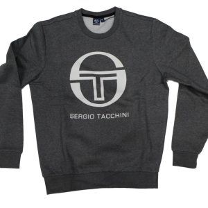 Sergio Tacchini Felpa uomo girocollo art 37703 tg XXL Grigio