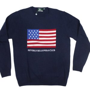 Beverly Hills Polo Club maglia uomo girocollo art BHPC1250 tg XXL Blu