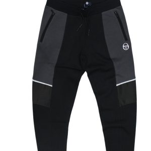 Sergio Tacchini pantalone uomo tasche con zip art 38284 tg XL Nero Grigio