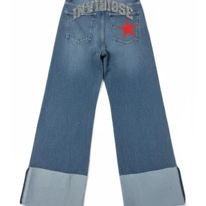 Bigall Denim “DIVA” Invidiose Mid Blue/Glitter