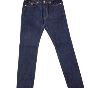 Jeans Fifty Four, pantalone uomo elasticizzato, modello SLATE J989 blu scuro