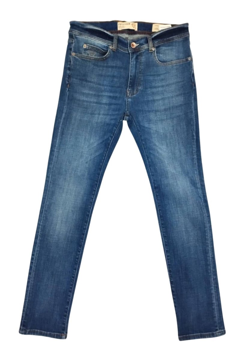 Jeans Fifty Four, pantalone uomo elasticizzato, modello SLATE JB22 blu chiaro