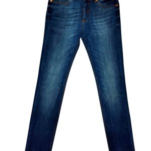 Jeans Fifty Four, pantalone uomo elasticizzato, modello DEWAR J989 blu denim slavato