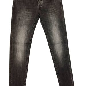Jeans Fifty Four, pantalone uomo elasticizzato, modello CRANK J591 Nero slavato