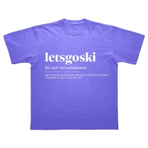 LETSGOSKI Classic t-shirt - Violet