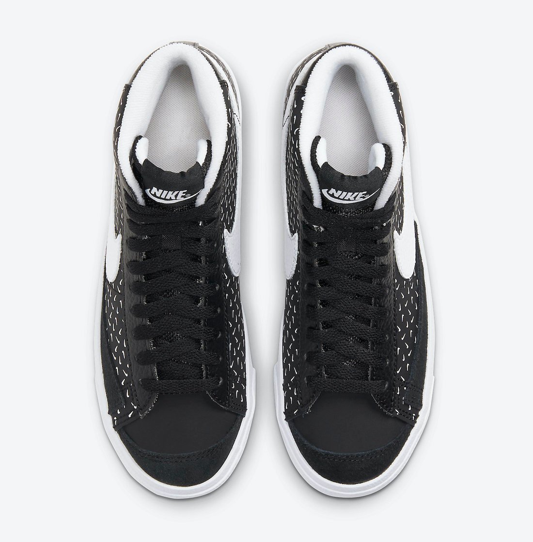 Scarpa da ginnastica donna Nike Blazer Mid 77 nera bianco DC9197001 - immagine 6