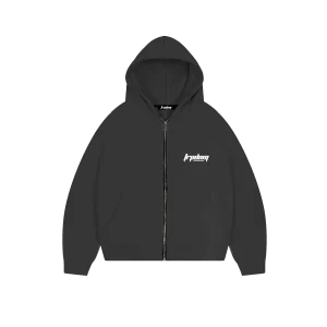 Zip-up Perfect Hoodie Piombo
