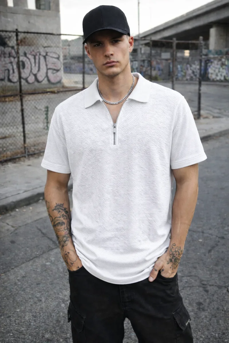 Polo in Filo Bianca - immagine 2