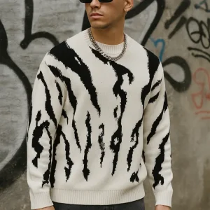 Maglione reverse uomo bianco