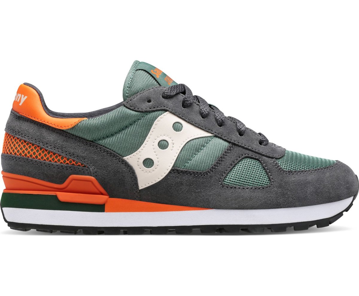 Saucony Originals Shadow Sneakers Uomo Grey Green - immagine 3