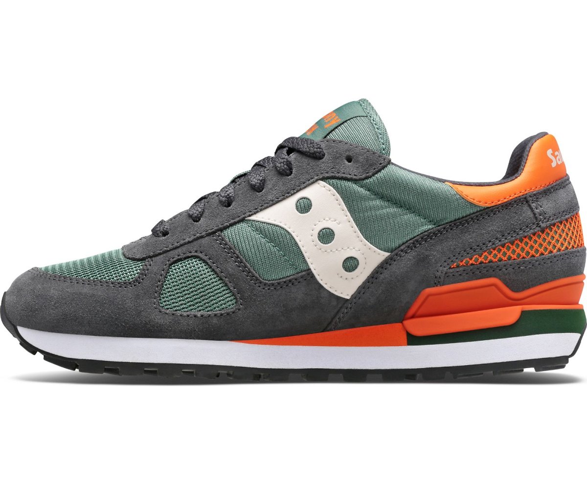 Saucony Originals Shadow Sneakers Uomo Grey Green - immagine 4