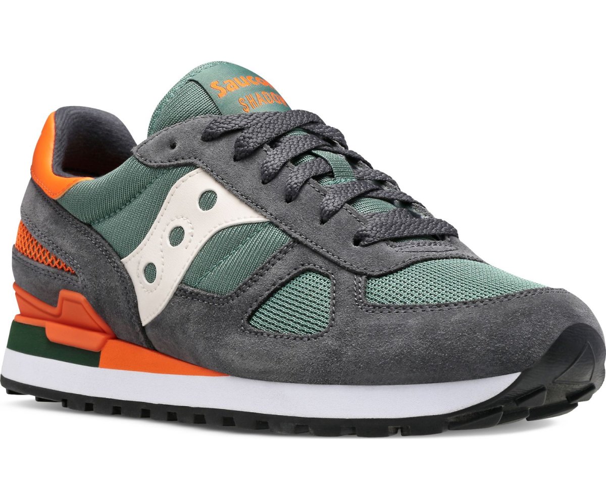 Saucony Originals Shadow Sneakers Uomo Grey Green - immagine 2