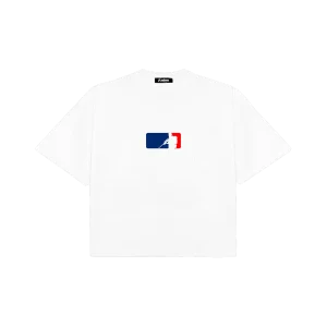 "Sniper" White Boxy Tee 240gsm