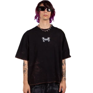 Black Gotic Warp Tee