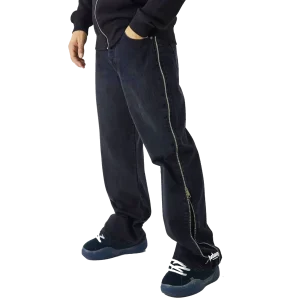 Full Zip Denim 3FIT Black